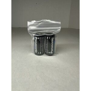 Panasonic CR123A 3V Long Lasting Lithium Batteries Pack of 2 Brand New